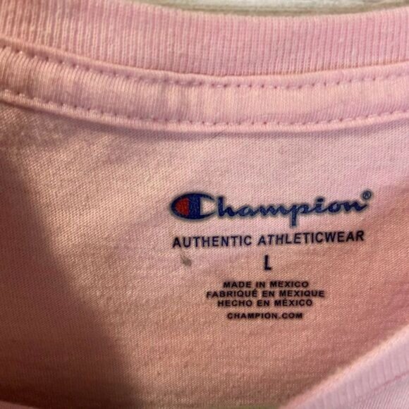 Champion Girls C Logo‎ With Script Authentic Athleticwear T-Shirt - Picture 5 of 6